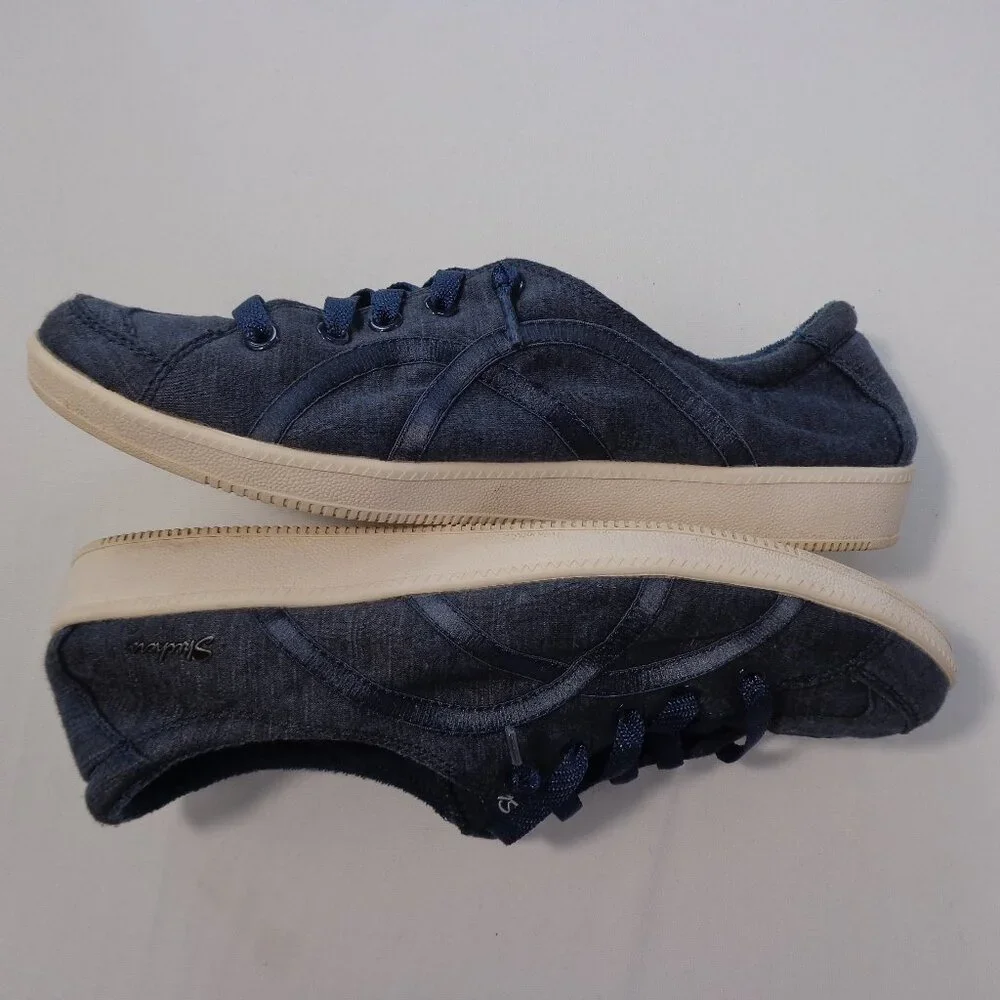 Skechers Women's Madison‎ Ave Take A Walk Navy Slip On Sneakers 23958 Size 9.5
